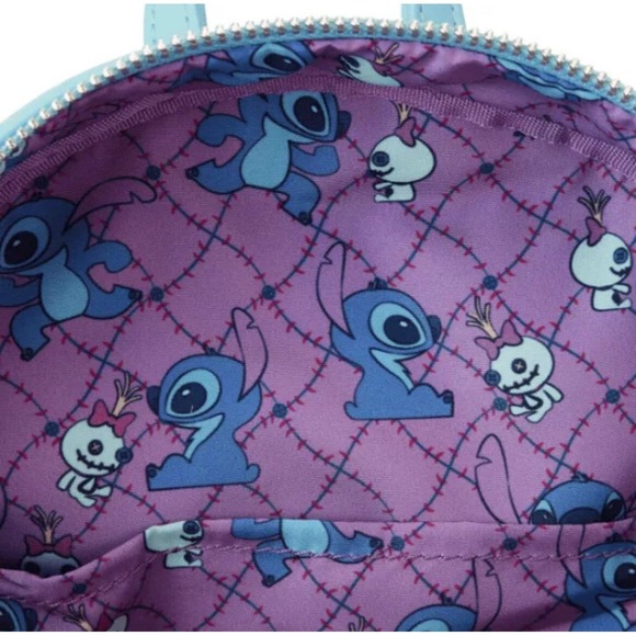 Disney Loungefly Stitch and Scrump Buddy Plush Cosplay Mini Backpack SDCC LE NWT main image 4